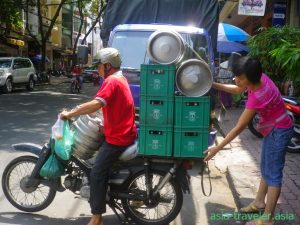 ベトナムのバイク、神業