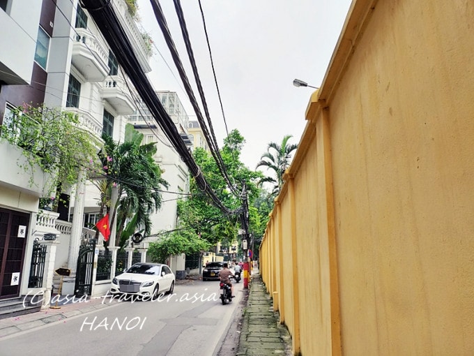 ベトナム　ハノイトレインストリート